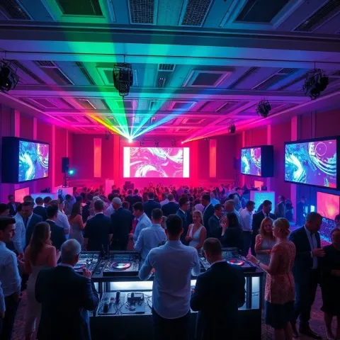 Corporate Events - Professional DJ and AV production